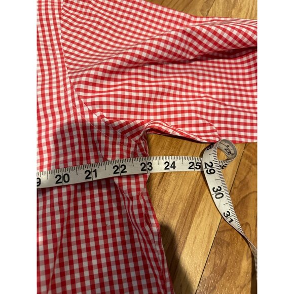 Brooks Brothers Red & White Checkered The‎ Original Polo Shirt size L - Picture 6 of 7